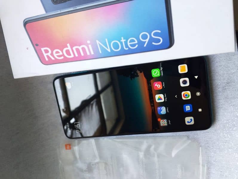 Redmi note 9s with complete box 2