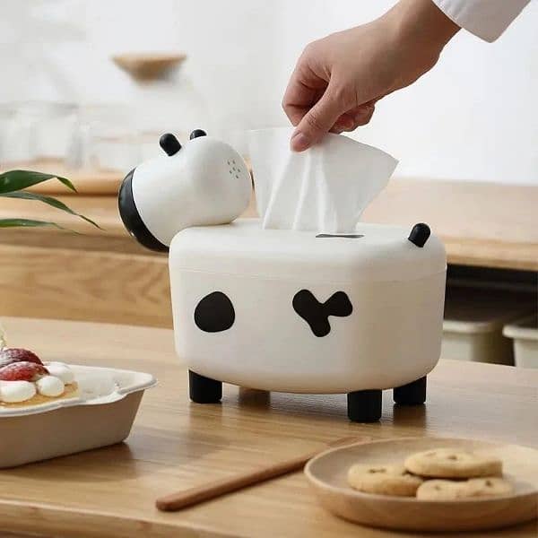 Cute Cow Design Tissue Box 2