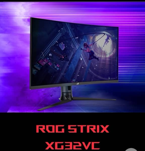 ROG Strix XG32VC Gaming Monitor 1