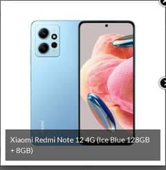 mi note 12 blue colour for sell