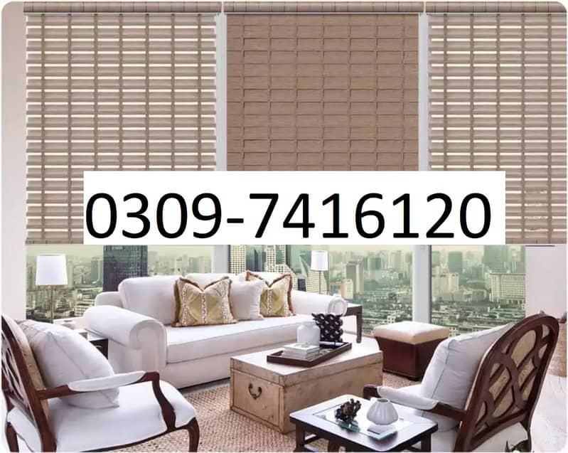 vinyl floor, wooden floor, 3D floor, PVC | Wooden curtains & blinds 4