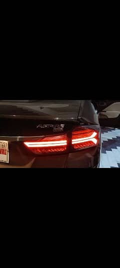 Honda City New Audi Style Back Lamps Smoke - Model 2021-2022