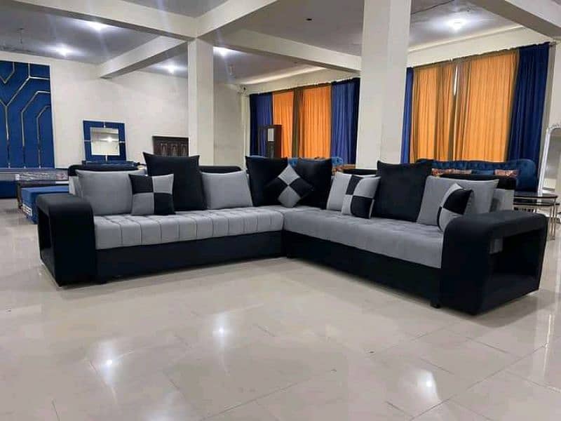 Brand new L shaped sofa set available howl sell reat 1