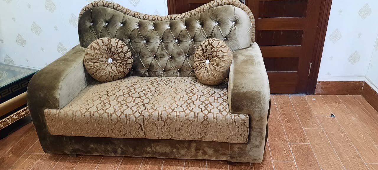 Sofa set / sofa set / 9 seater sofa set /velvet sofa set with cushions 2