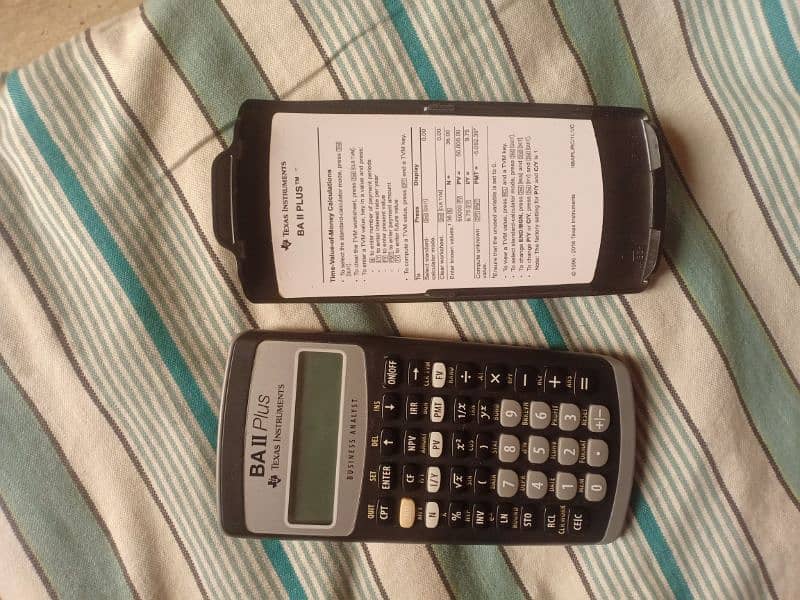 Texas BA II Plus Calculator 1