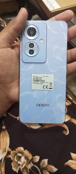 oppo reno 11f for sale box open 2 weeks minor used 2