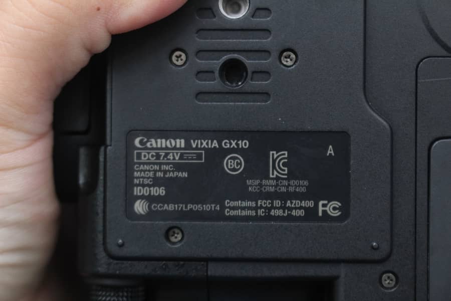 Canon VIXIA GX10 UHD 4K Camcorder 8