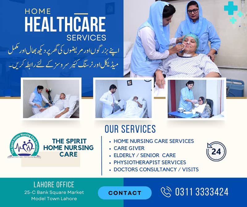 Home Medical care , Nurse , Patient Attendant , Maids , Physiotherapy 12