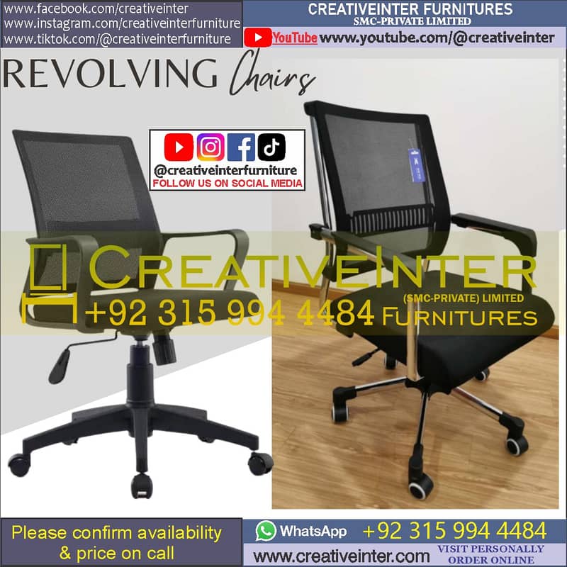 4 kg metal base Office chair table study desk visitor meeting gaming 3