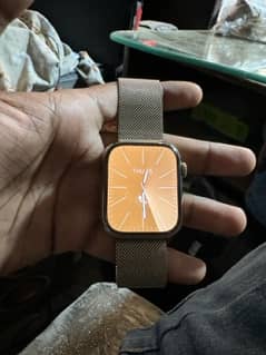 apple watch series 7 stainless steel golden