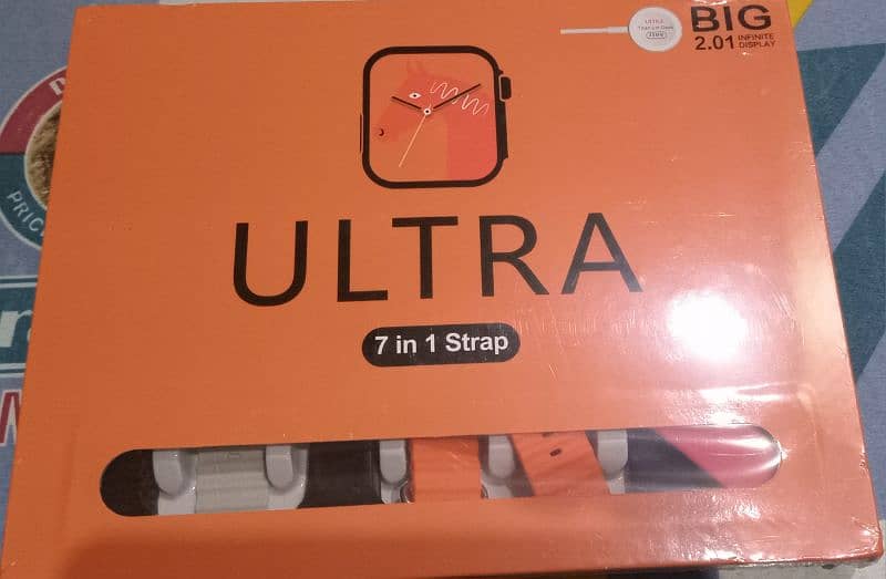 ultra 7in1 smart watch box sealed 0