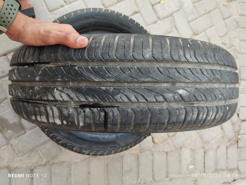 Car Tyres Good condition 10/8 Size 165/65R14 4