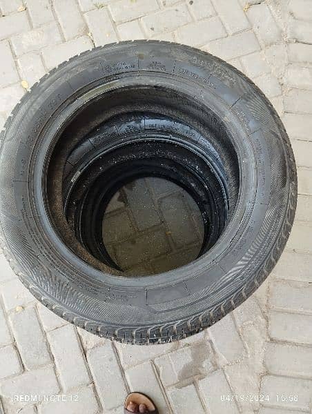 Car Tyres Good condition 10/8 Size 165/65R14 6