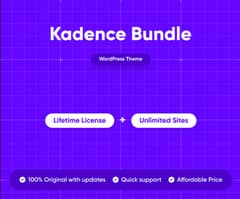 Premium Kadence Wordpress Full Bundle - Activated on Your Website