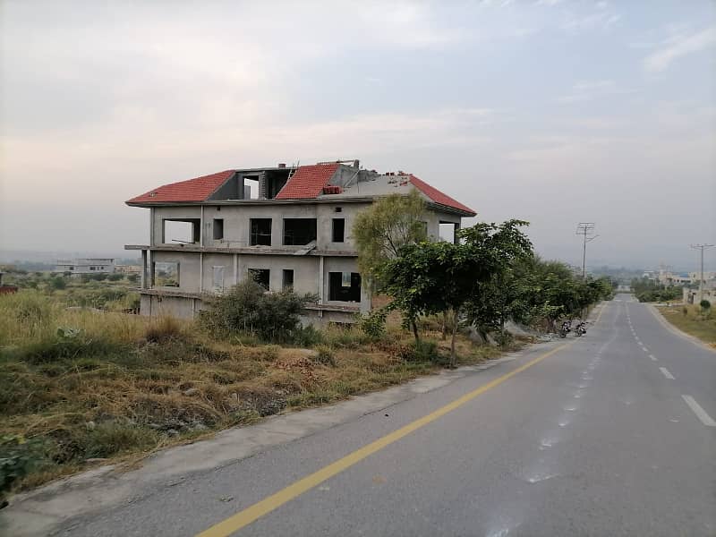 10 Marla Residential Plot For Sale. In Engineers Co-operative Housing Society. ECHS Block M D-18 Islamabad. 21