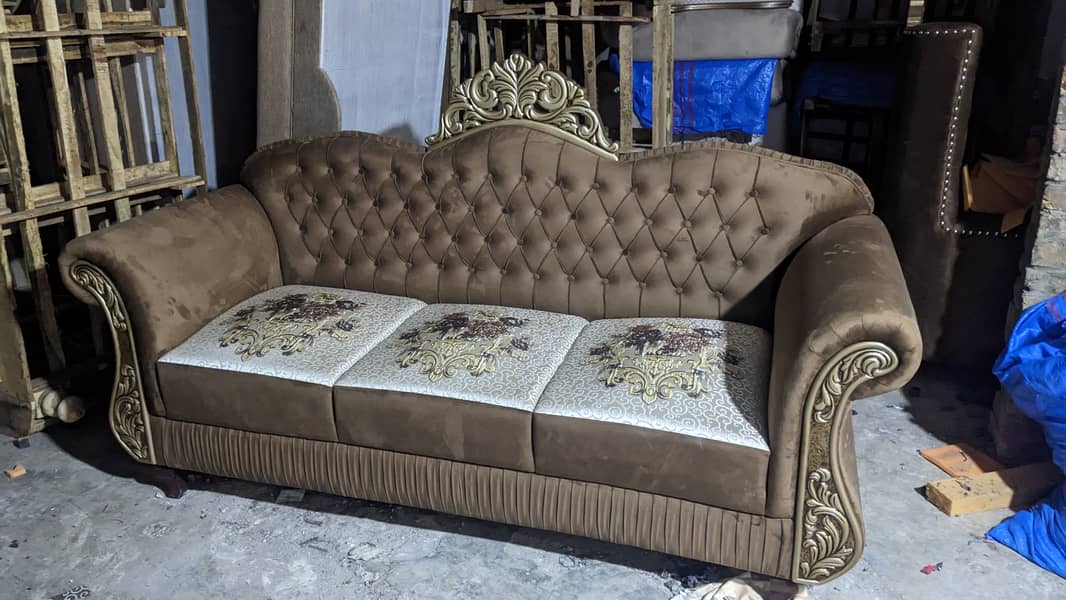 All kind of sofa sets repairing and new sets are available 11