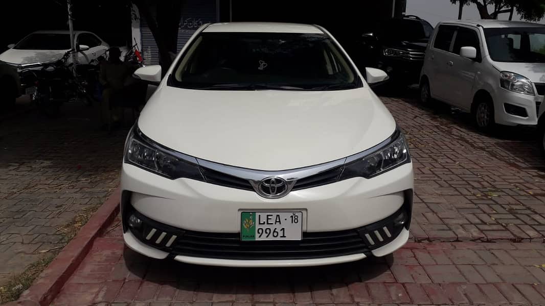 Toyota Corolla GLI 1.3 2018 Car For Sale 0