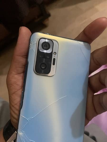 Redmi note 10 pro with box and cherger 1