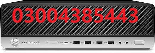 HP EliteDesk 800 G4 Desktop Computer   Intel Core i5 (8th Gen)  16 GB 0