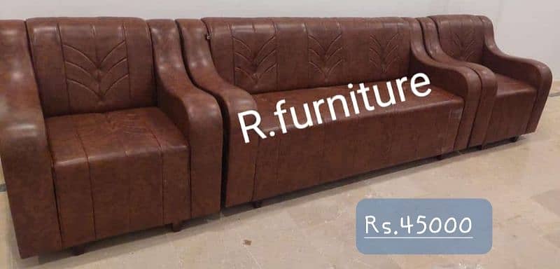 Five Seater sofa set | Home Office Sofa | Leather Sofa 11