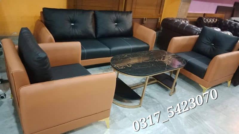 Five Seater sofa set | Home Office Sofa | Leather Sofa 15