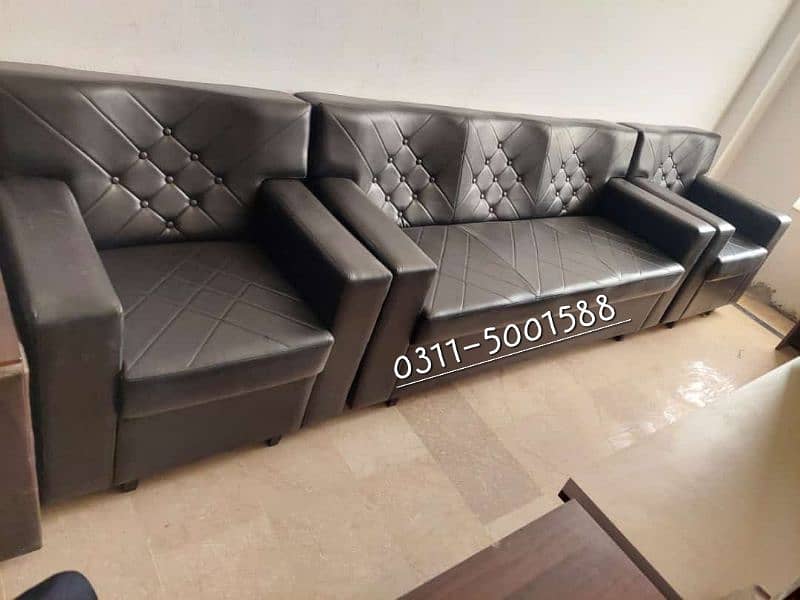 Five Seater sofa set | Home Office Sofa | Leather Sofa 17