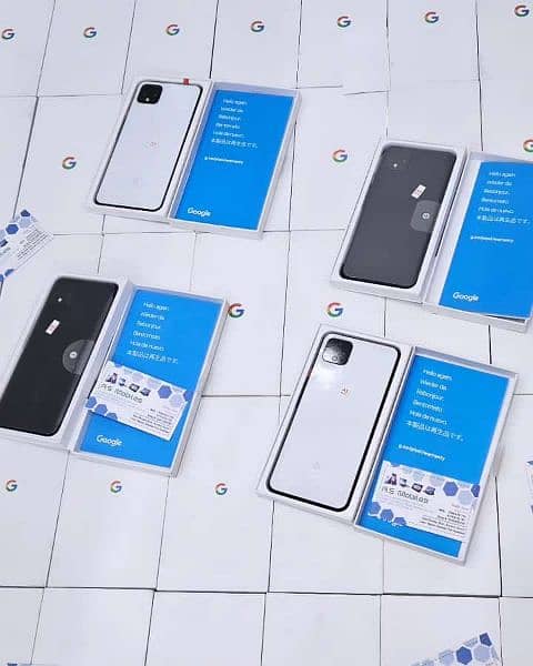 Google Pixel 4, 4XL Box Pack, 4a5G, 5 and 5a All available 6