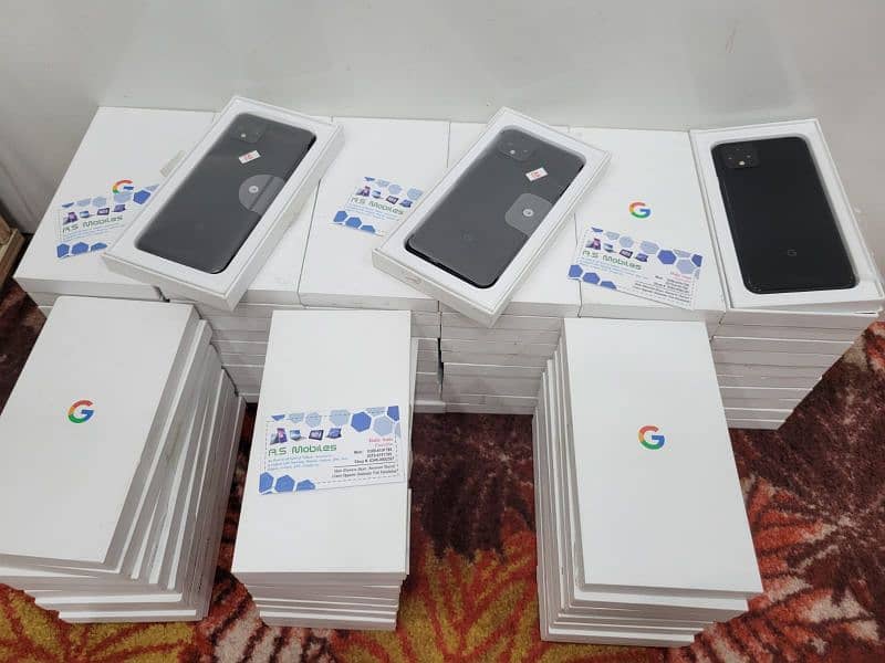 Google Pixel 4, 4XL Box Pack, 4a5G, 5 and 5a All available 10