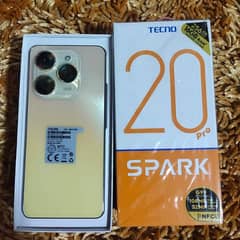 Techno Spark 20 Pro Complete box pack