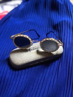 Rhinestone Sunglasses UV Protection Women's Diamond Studded (Imported) 0