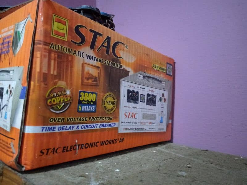 Stabilizer Stac 3800 watt New condition 1