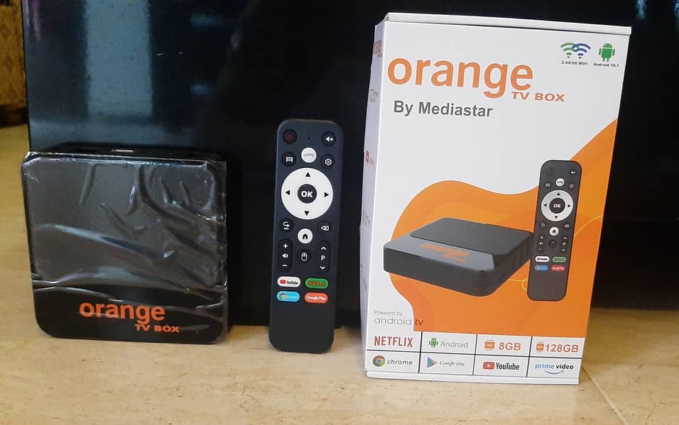 Orange box with MediaStar | 8GB-128GB 2
