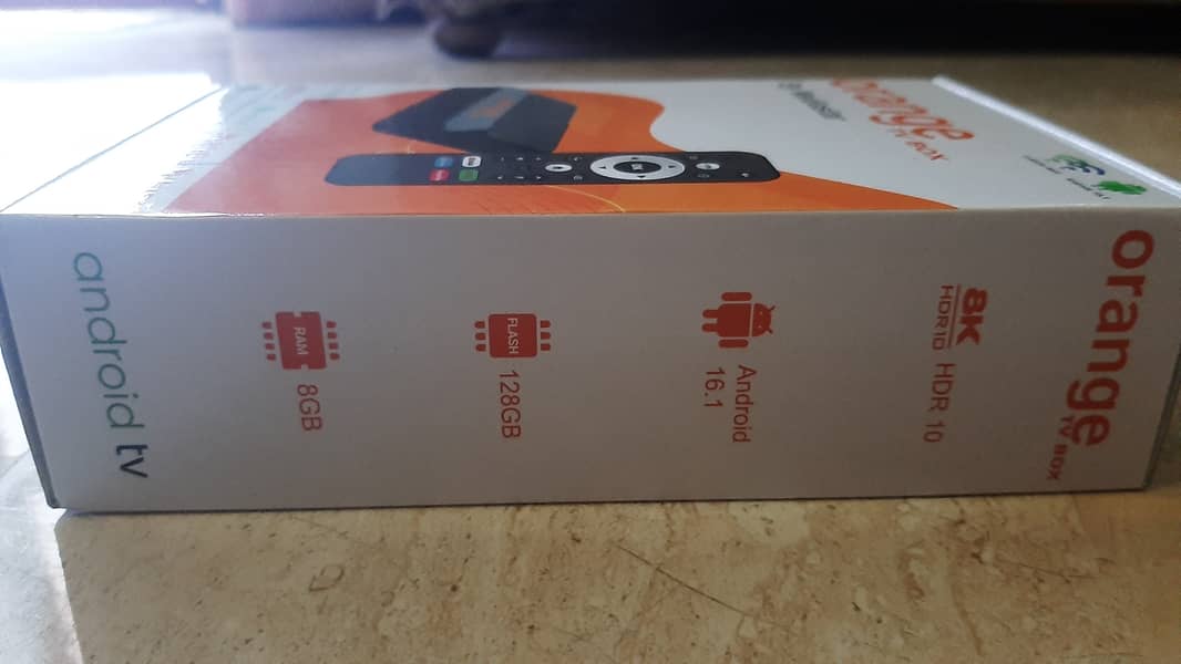 Orange box with MediaStar | 8GB-128GB 6
