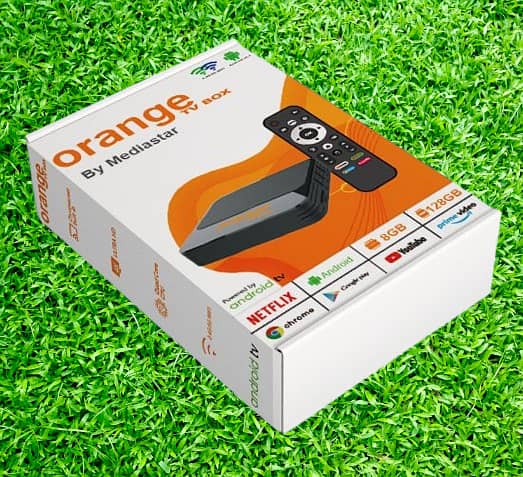 Orange box with MediaStar | 8GB-128GB 8