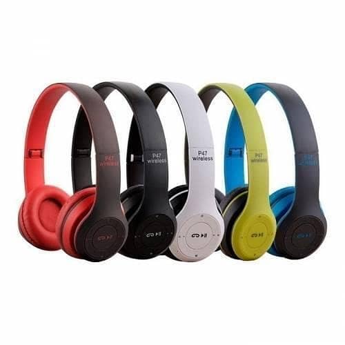 Wireless Headphone P-47 best quality model bluethoot 03334804778 0