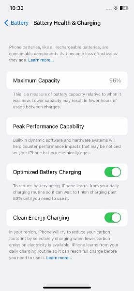 i phone 11 with 96% battery health 5