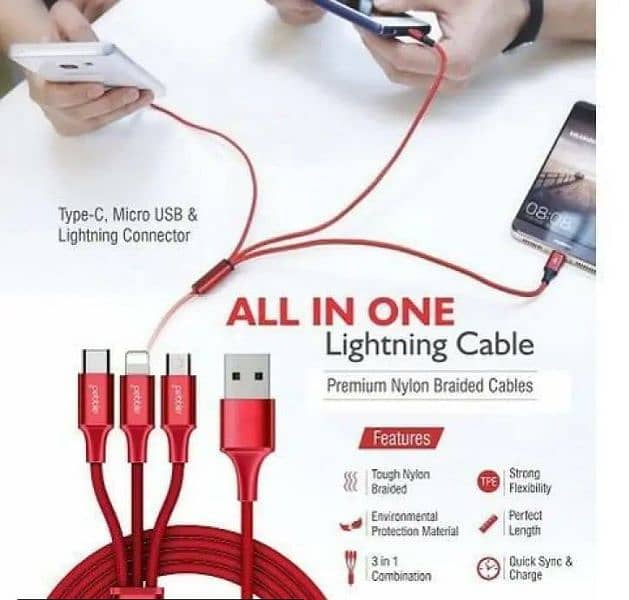 mobile charger 3 in 1 1