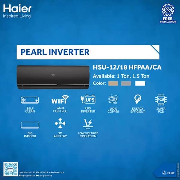 Haier 18HFP Brand New Inverter 1