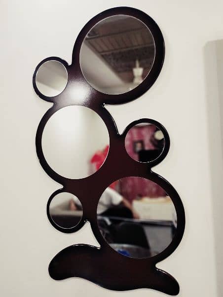 Wall Wooden Frame Mirror 1