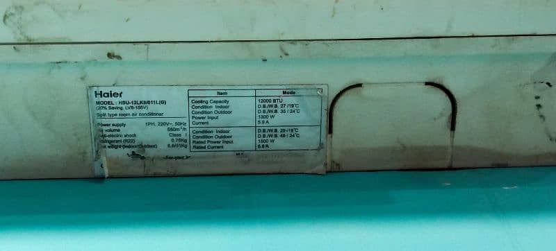 Haier 1Ton AC working Condition (Home used) 1