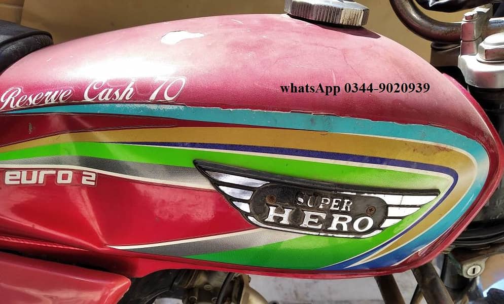 motorcycle for urgent sale 70cc 10