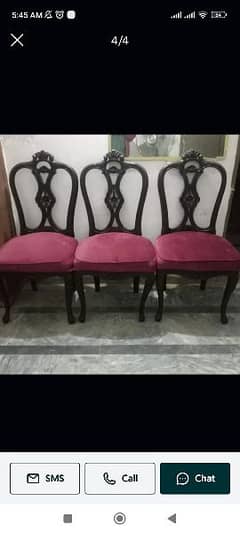 chanioti dining table with 6 chairs