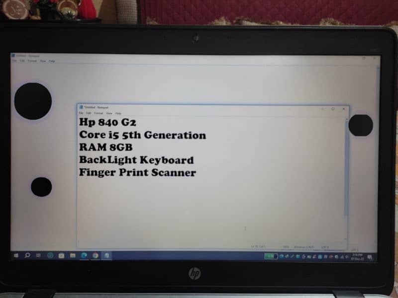HP 840 G2 core i5 5th generation 2