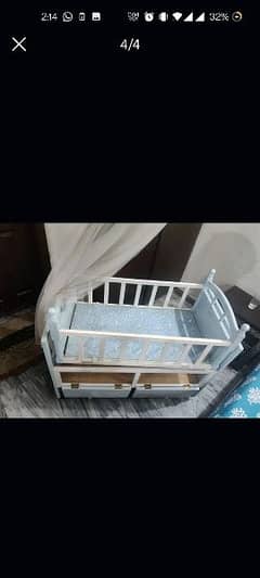 Baby Cot / Kids Bed / Wooden Baby Cot