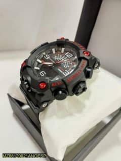 red color beautiful watch for mens