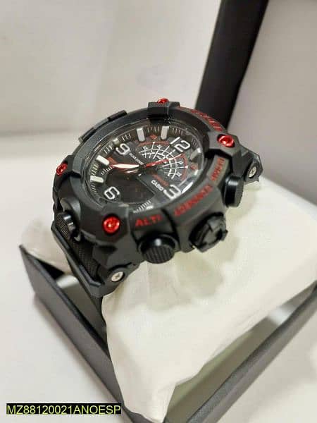red color beautiful watch for mens 0