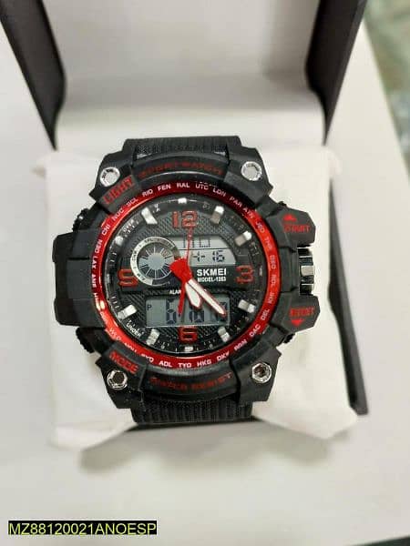 red color beautiful watch for mens 1