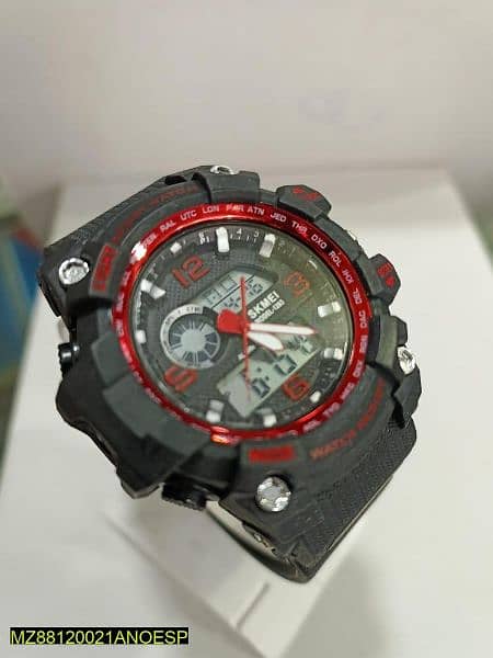 red color beautiful watch for mens 5
