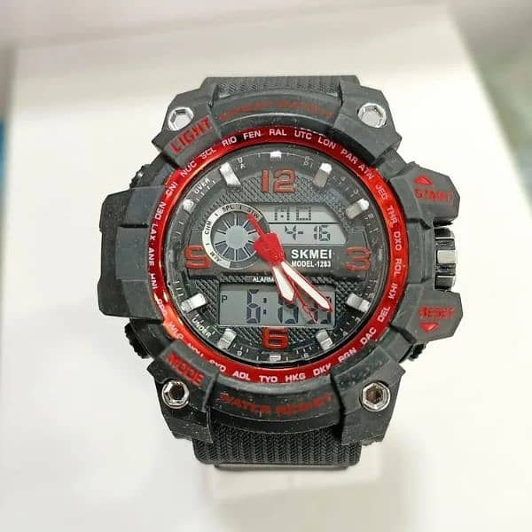 red color beautiful watch for mens 7