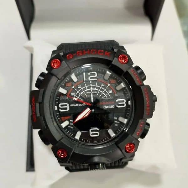 red color beautiful watch for mens 8